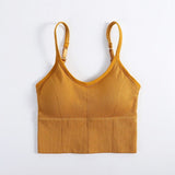 Seamless sports bra