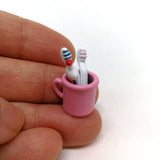 Doll house bathroom accessories