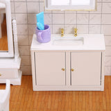 Doll house toy bathroom sink