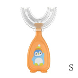 Children U-shaped silicone toothbrush