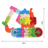 Wooden jigsaw puzzle