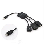 3-in-1 Micro USB male to USB