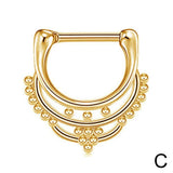 Skull stainless steel nose ring