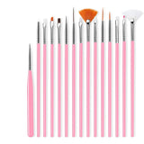 15pcs/set of nail glue brush