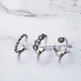 punk vintage ring set