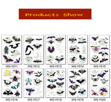 Demon fluorescent tattoo sticker