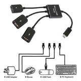 3-in-1 Micro USB male to USB
