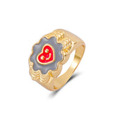 Ladies Irregular Love Ring