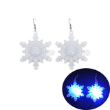 Christmas LED luminous earrings
