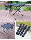 New portable folding table