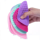 Silicone cosmetic cleaning pad