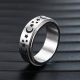 Titanium steel rotating ring