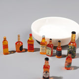 Mini wine bottle decoration