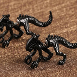 3D Dinosaur Stud Earrings