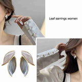 New leaf earrings