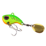 Metal rotating vibe bait