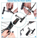 Bicycle axle chain removal tool