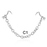Double nose perforated nose chain