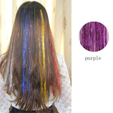 Ladies Shiny Hair Metal Wire