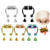 New fake perforated nose ring