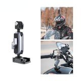 Action camera helmet holder