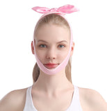Female elastic face-lift bandage
