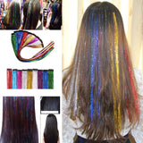 Ladies Shiny Hair Metal Wire