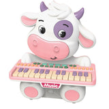 Cute cow piano toy