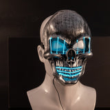 LED glowing skull mask