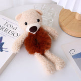 Plush bear elastic hair rope