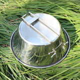 Outdoor folding bowl