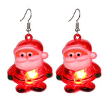 Christmas LED luminous earrings