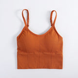 Seamless sports bra