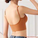 Seamless sports bra