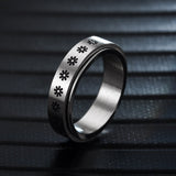 Titanium steel rotating ring