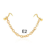 Double nose perforated nose chain