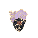 Personalized enamel brooch