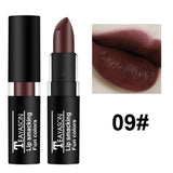 Waterproof velvet matte lipstick