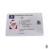 Creative Santa Flying License