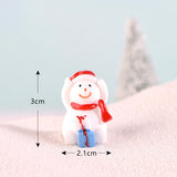 Christmas snowman viewing snow pot
