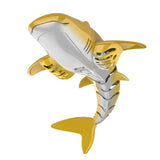 Remote control golden shark ship toy