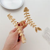 Girl fish bone hairpin