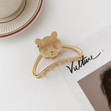 Hollow metal hair claw