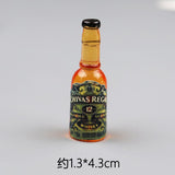 Mini wine bottle decoration