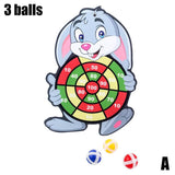 Baseball throwing dart board