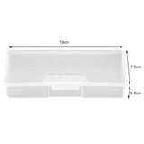 Kunststof transparante opbergdoos