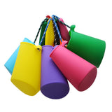 Foldable silicone beach bucket