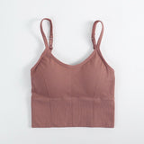 Seamless sports bra