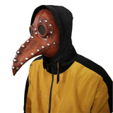 Leather beak doctor mask
