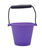 Foldable silicone beach bucket